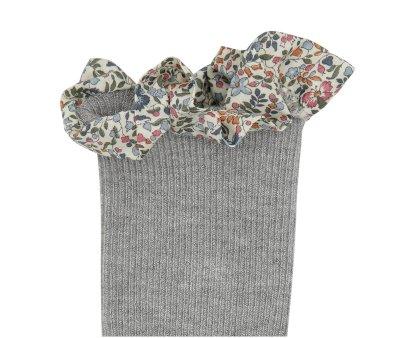 Chaussettes Semelles Antidrapantes Bambou Liberty Grey Melange