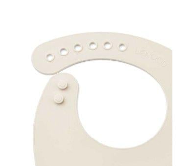 2 Bibs Silicone Tilda Peach Sea Shell Mix