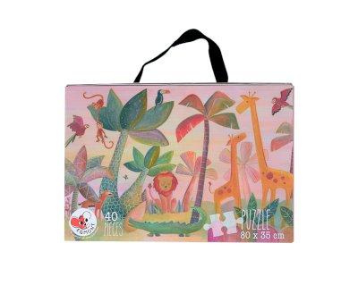 Suitcase with Jungle Puzzle 40 Pieces