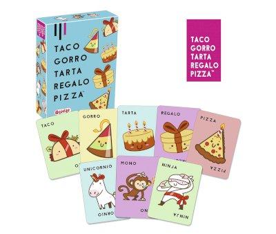 Taco, chapu, bolo, presente, pizza - ES