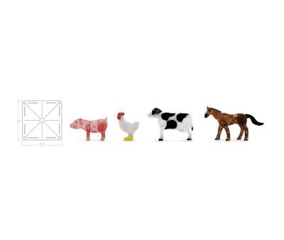 Costruzioni Magnetiche Farm Animals 25pz.