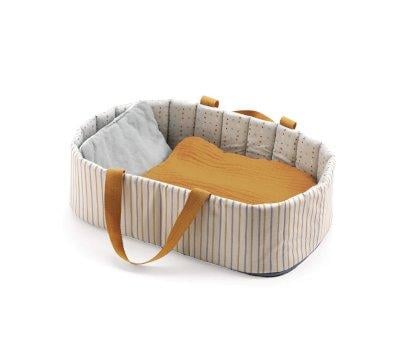 Cesta Bambole Djeco Grigio Arancio