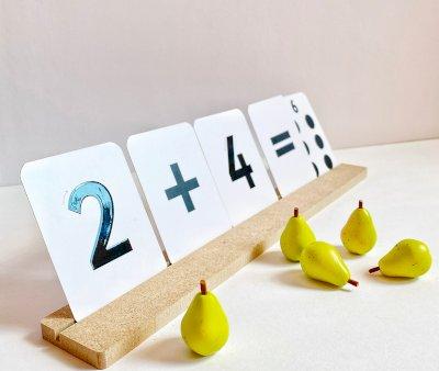 Embossed Number Cards