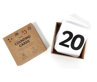 Embossed Number Cards