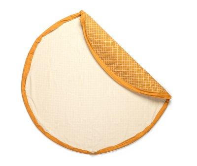 Reversible Organic Play & Go Sack Classic Mustard Check