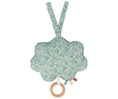 Caixa musical em tecido The Green Mouse da Petites Chansons