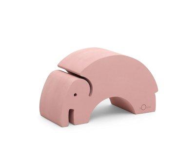 Petit meuble acrobatie lphant rose