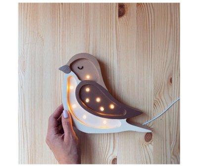 Lamp Mini Bird Coffee Beige