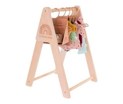 Wood Coat Rack Dolls 100% FSC
