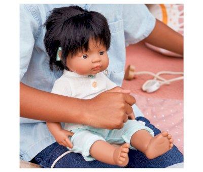 Latino American Doll with Cochlear Implant 38 cm