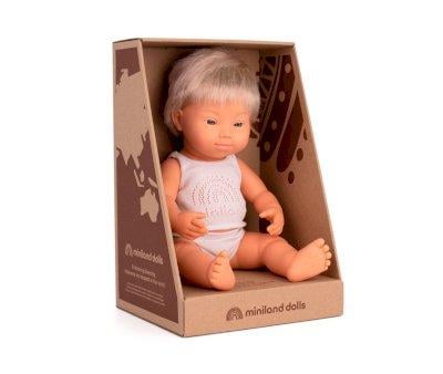 Blonde Down Syndrome Doll 38cm