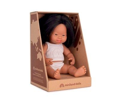 Latina Down Syndrome Doll 38 cm