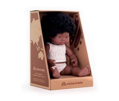 African Curly Short Hair Doll 38 cm