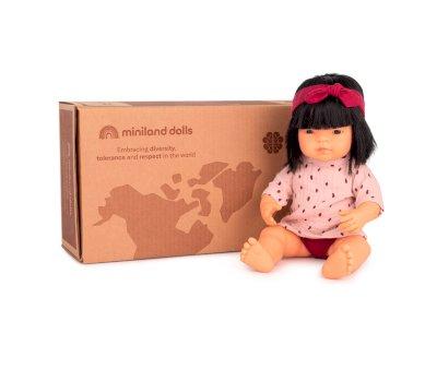 Poupe Asiatique 38 cm avec Ensemble Dune