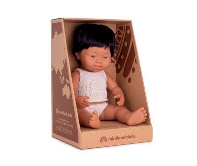 Latino Down Syndrome Doll 38 cm