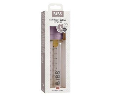 BIBS Mauve Glass Baby Bottle 225ml