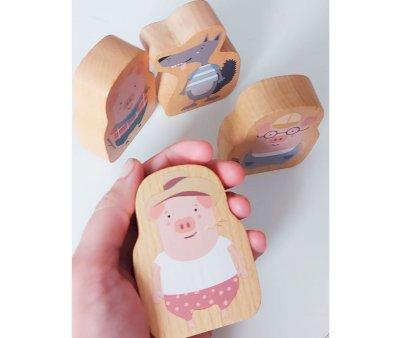 Jeu Les 3 petits cochons et le loup