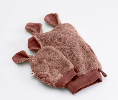 Bath Mitts BIBS Woodchuck
