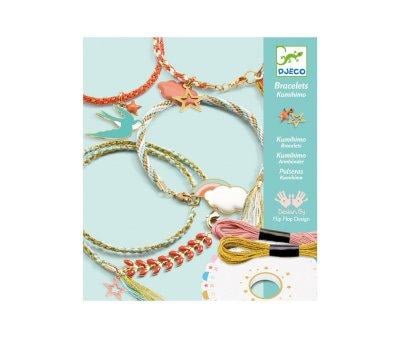 DIY Braccialetti Kumihimo Celeste