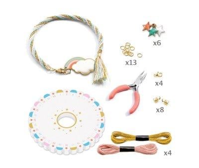 DIY Braccialetti Kumihimo Celeste