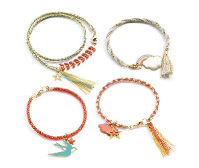 DIY Braccialetti Kumihimo Celeste
