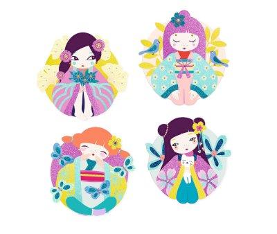 Lamine Glitter Onnanoko