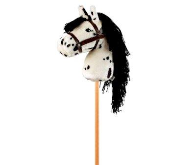 Hobby Horse White with Spots