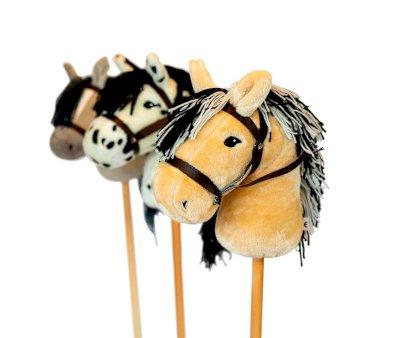 Hobby Horse White with Spots
