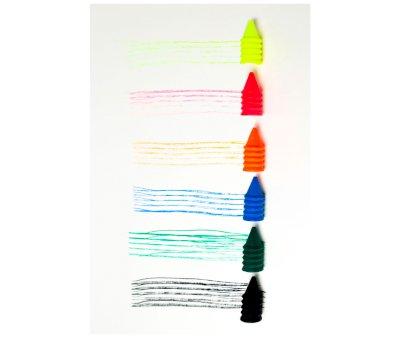 6 Crayones de Dedo Omy