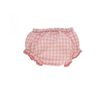 Culotte Vichy Rosa para Mueco