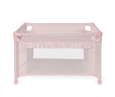 Berceau de voyage pour poupes Vichy Checks
