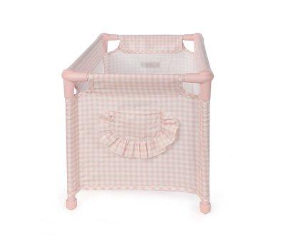 Berceau de voyage pour poupes Vichy Checks