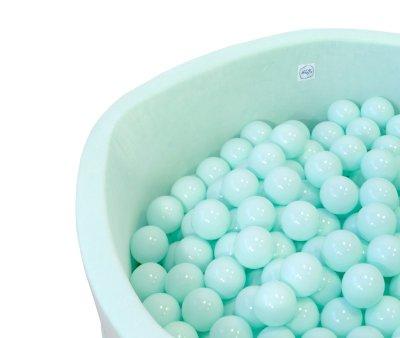 Piscina de Bolas Baby Velvet Mint. Bolas Menta.
