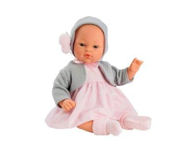 Boneca Koke com vestido rosa e jaqueta