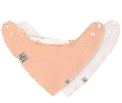 Pack of 2 bibs - Little Mateys Spicy Orange