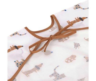 2 Bibs with Sleeves Little Mateys Royal Blue