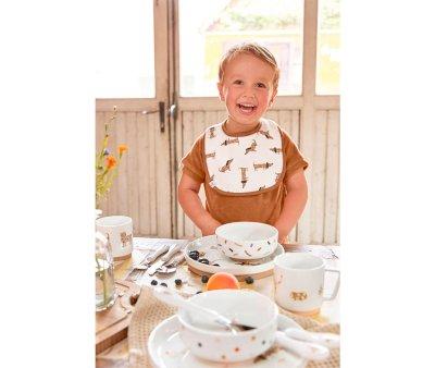 Pack of 5 Waterproof Bibs Little Mateys Royal Blue