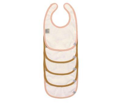 Pack of 5 Waterproof Bibs Little Mateys Spicy Orange