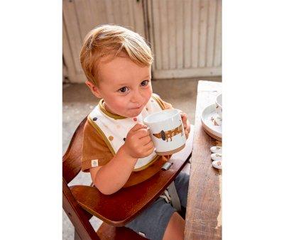 Pack of 5 Waterproof Bibs Little Mateys Spicy Orange