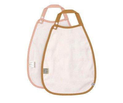 2 Extra Large Waterproof Bibs Little Mateys Spicy Orange