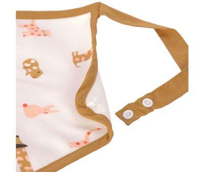 2 Extra Large Waterproof Bibs Little Mateys Spicy Orange