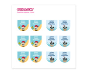 Iron-On Labels and Stickers Pirate Combo Pack