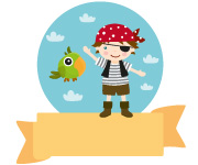 Portachiavi  Personalizzato Pirata