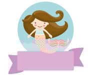 Mermaid Backpack Keychain
