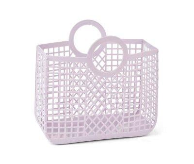 Beach Bag Samantha Basket Misty Lilac