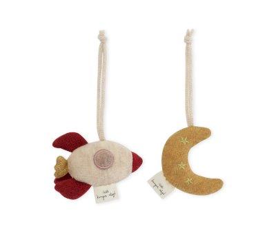 2 Juguetes de Actividades Moon/Rocket