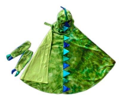 Mantello Drago Verde con Artigli 5-6 anni