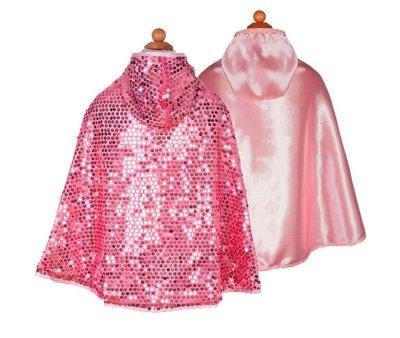 Costume Cape Rversible  Sequins 5-6 ans