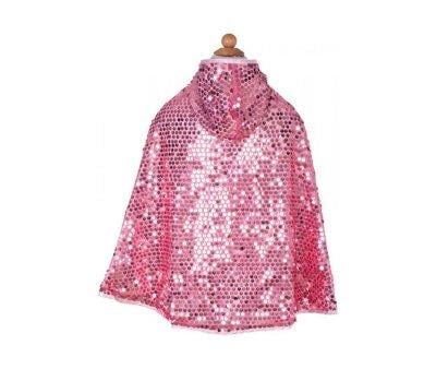 Costume Cape Rversible  Sequins 5-6 ans