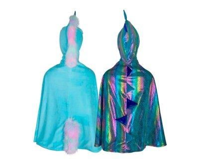 Mantello Reversibile Unicorno/Drago 5-6 anni